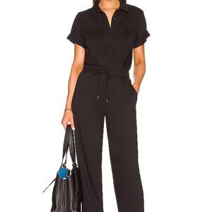 525 America Distressed Black Wash Utility Jumpsuit NWT